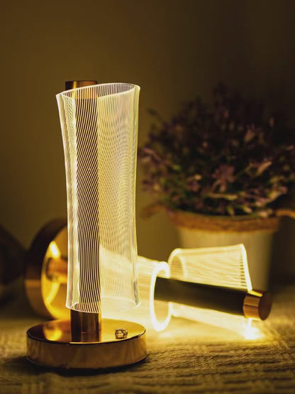Crystal Table Lamp Ambiance 3 in 1 LED Light